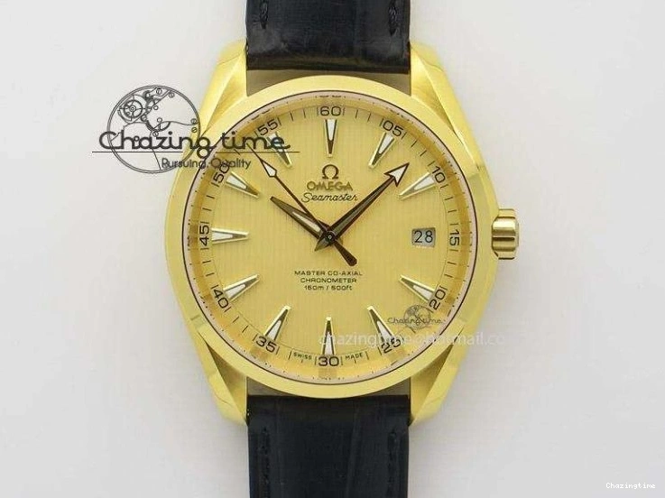 0310 Stylish Aqua Terra 150M GMT SS VSF 1:1 Best Edition Black Textured Dial on SS Bracelet A8605 Super Clone 8055